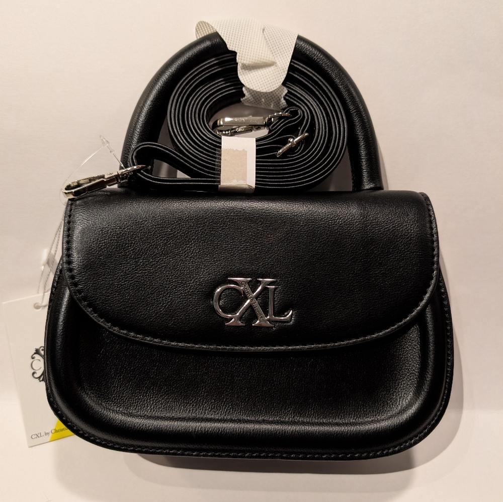 NWT cxl by Christian Lacroix Crossbody Top Handle Bag Black Msrp: $88
